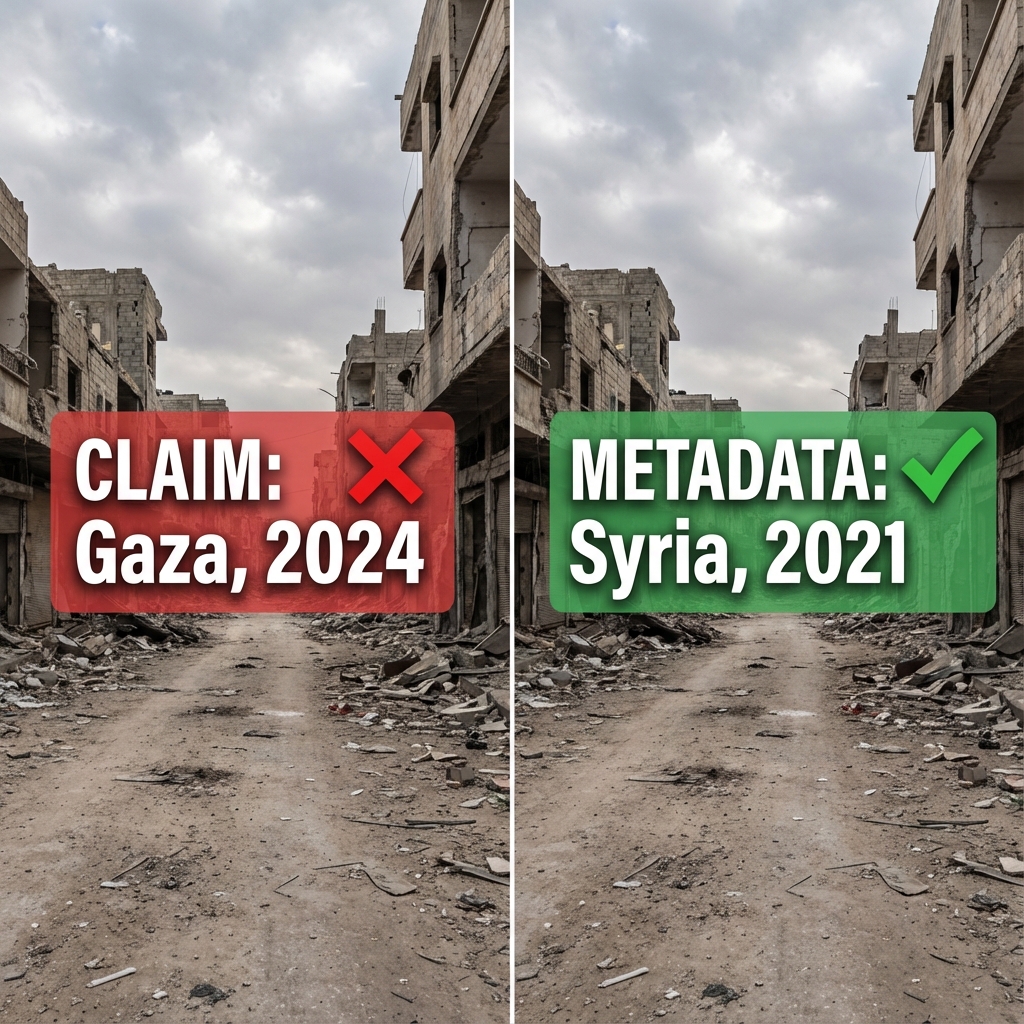Context Mismatch: Gaza vs Syria Metadata