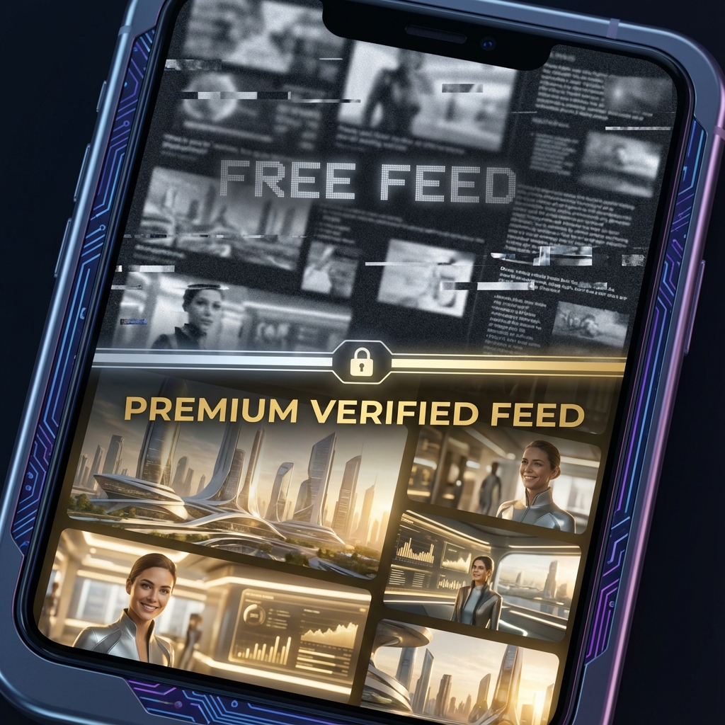Reality Premium: Free vs Verified Feed